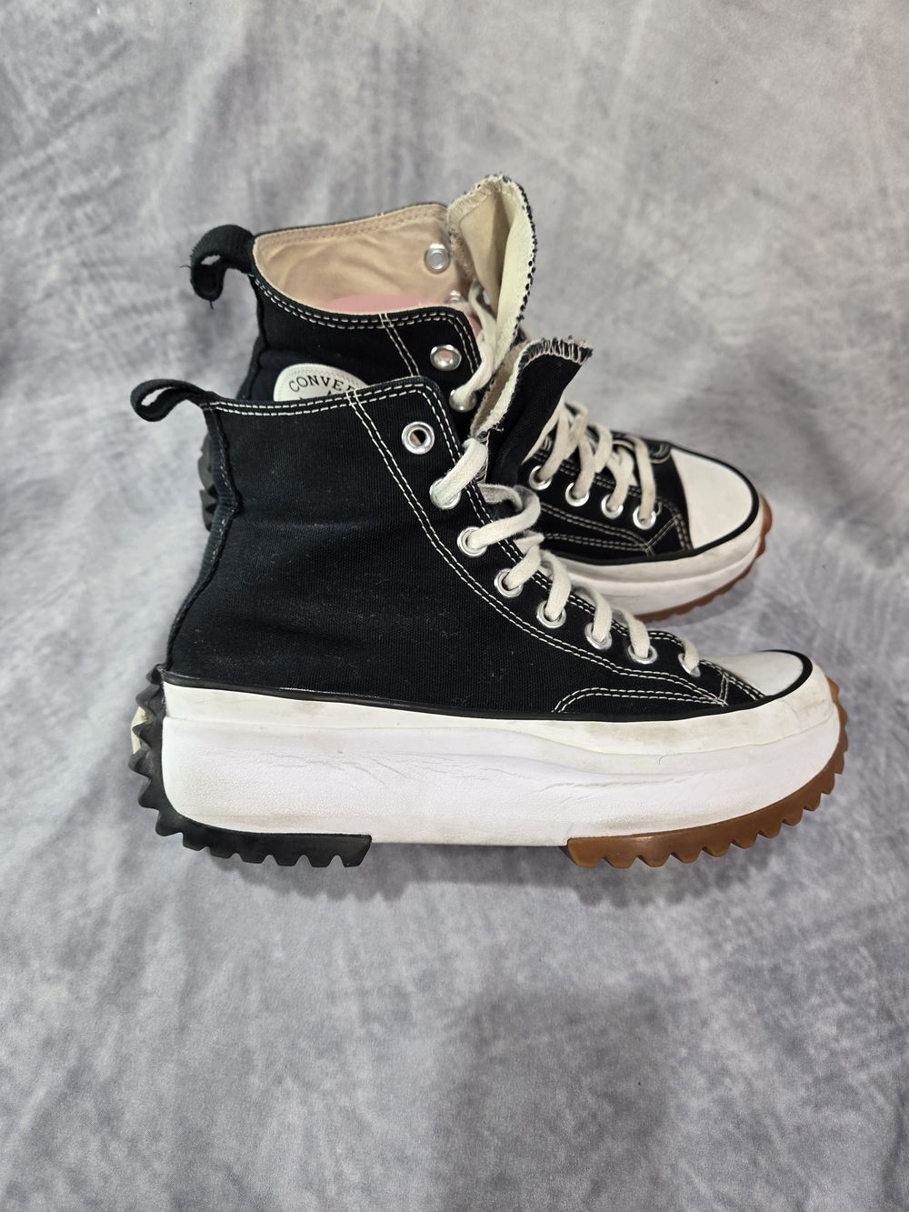 Converse Run Star Hike Platform Canvas High Top Shoes